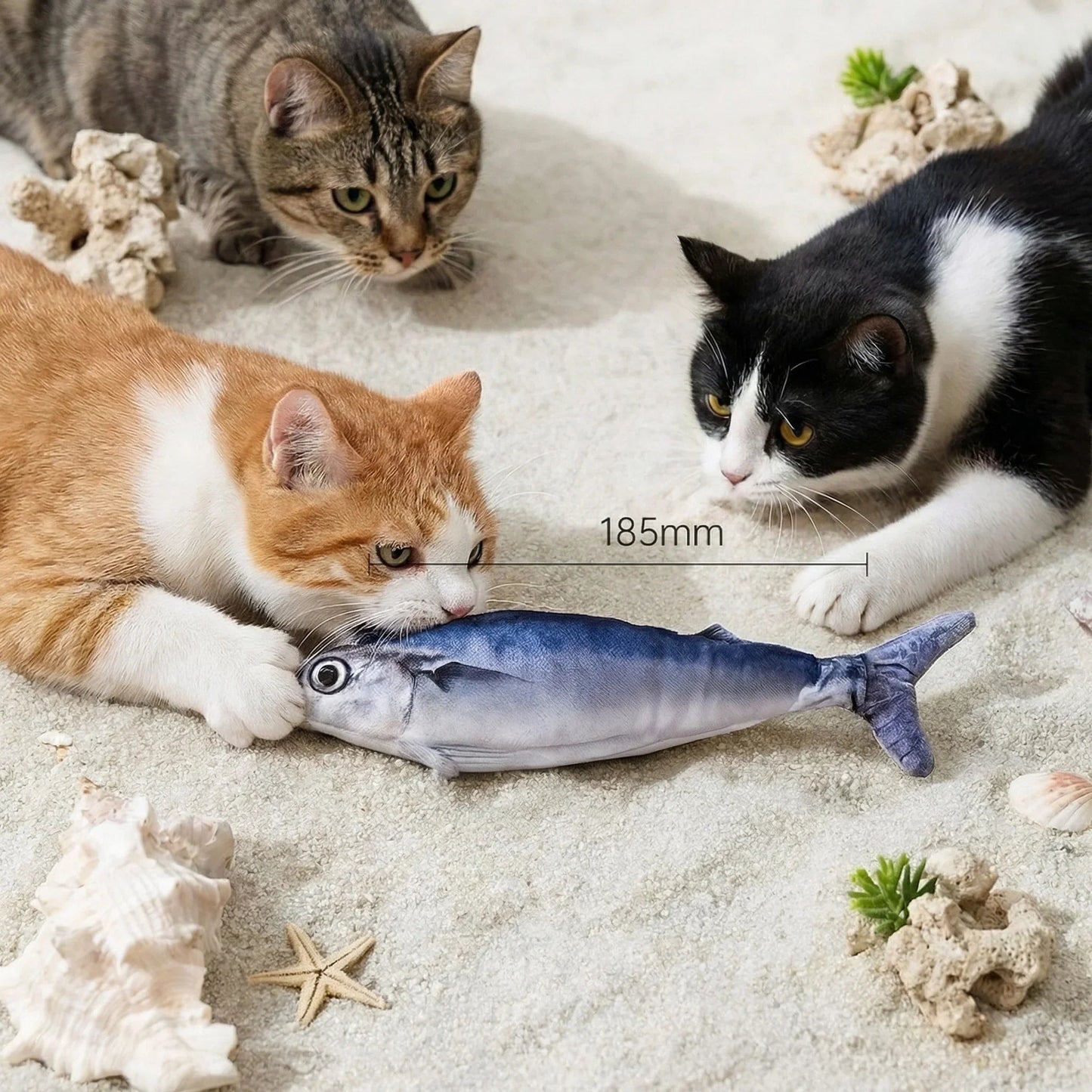 Interactive Wiggly Fish Cat Toy