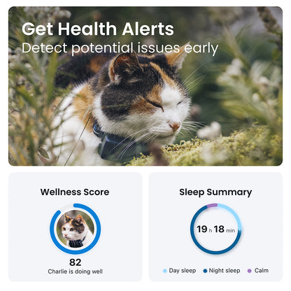 Tractive GPS Cat Mini Tracker & Activity Monitor for Cats – Black