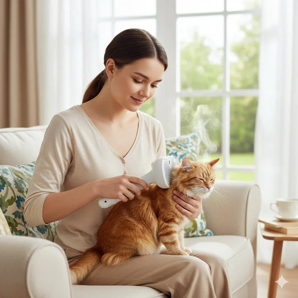 Premium Cat Steam Brush