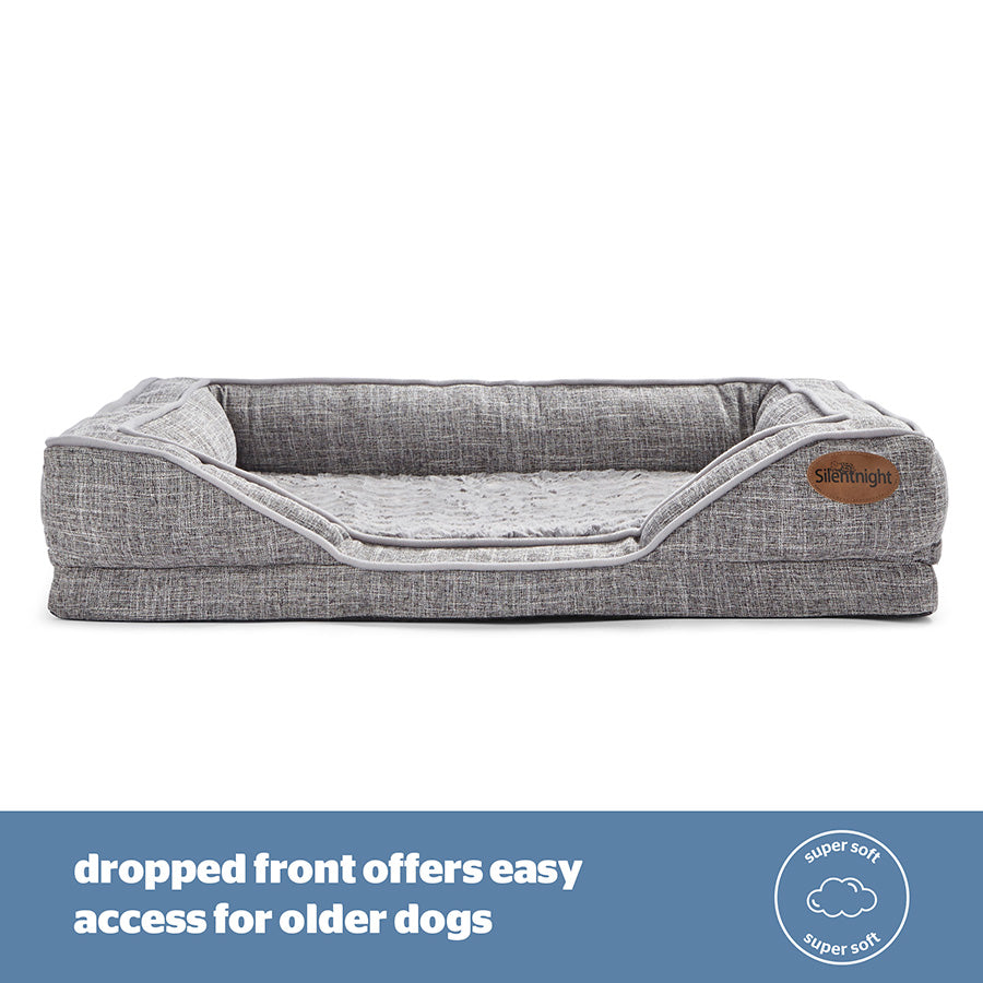 Silentnight Orthopaedic Pet Bed – Grey Large