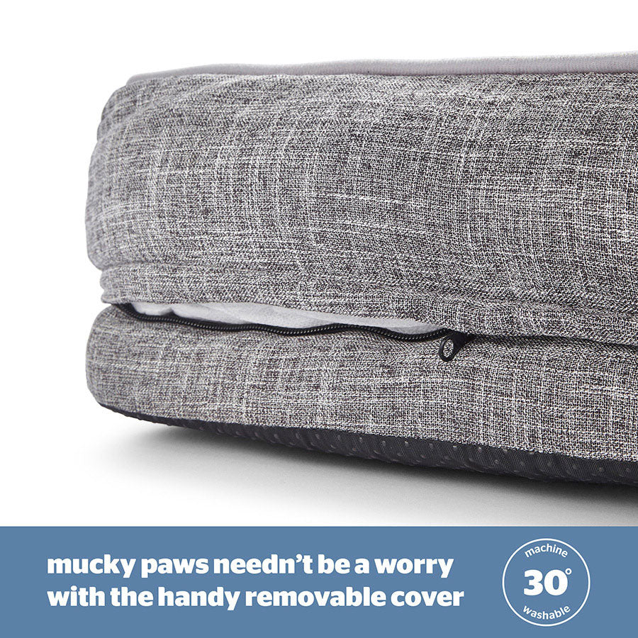 Silentnight Orthopaedic Pet Bed – Grey Large