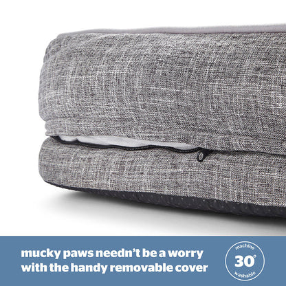 Silentnight Orthopaedic Pet Bed – Grey Large